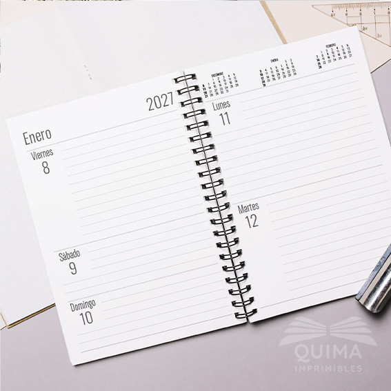 Agenda 2027 Dos días por página - CLÁSICA - Imagen 4
