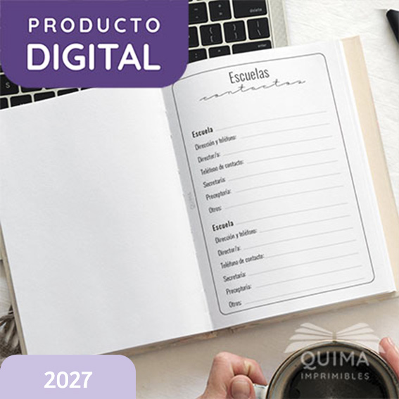 Cuaderno Docente c/planner - 2027