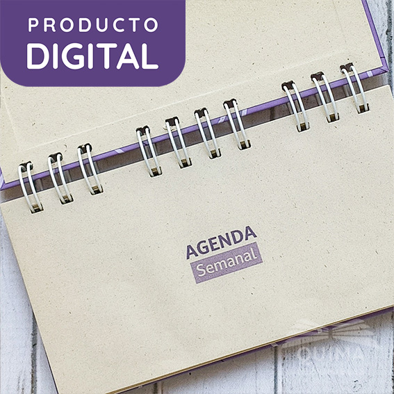 Agenda POCKET Semanal Perpetua - Minimalista